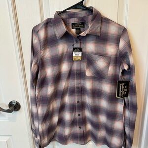 Women’s Noble Outfitters button fly shirt size small